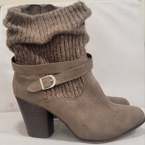 TORRID MID CALF BOOTS (sz 12WW) (EXTRA WIDE WIDTH - WW)